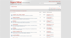 Desktop Screenshot of forum.argentmetal.com